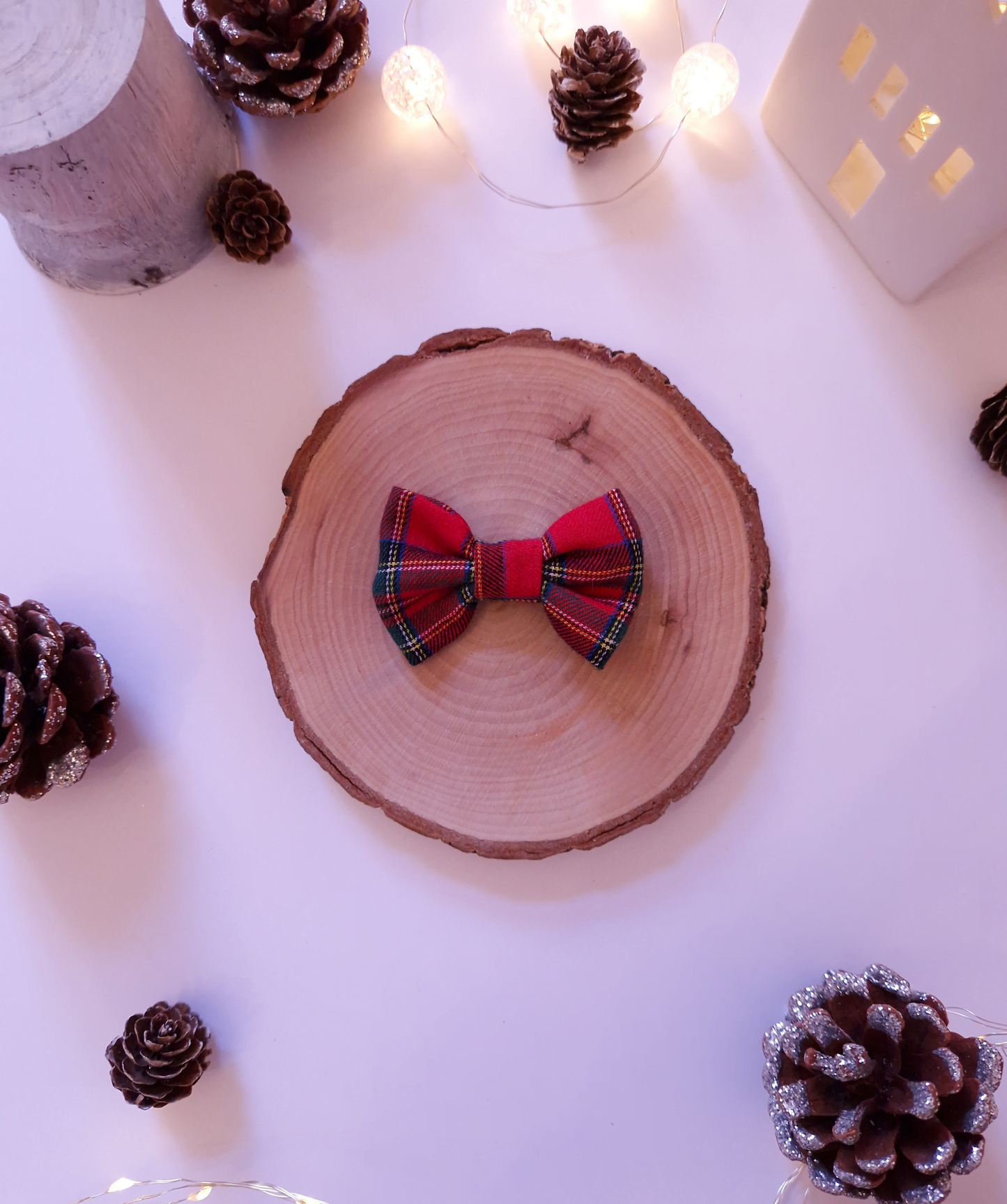 BOW TIE - SMALL DOGS ​​- CRIMSON BERRIES