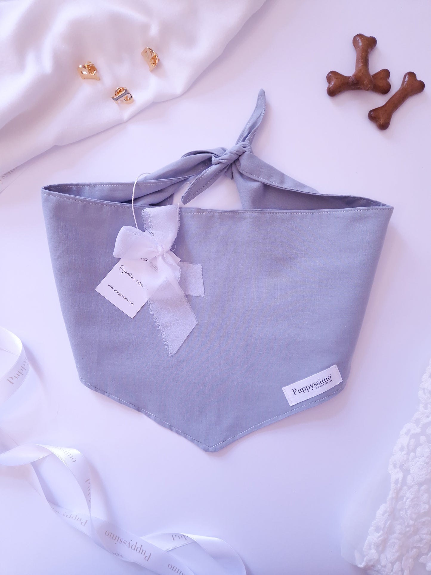 DOG BANDANA - BLUE MIST