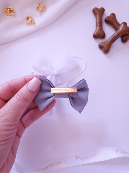 BOW - SMALL DOG ​​- BLUE MIST