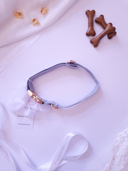 DOG COLLAR - BLUE MIST