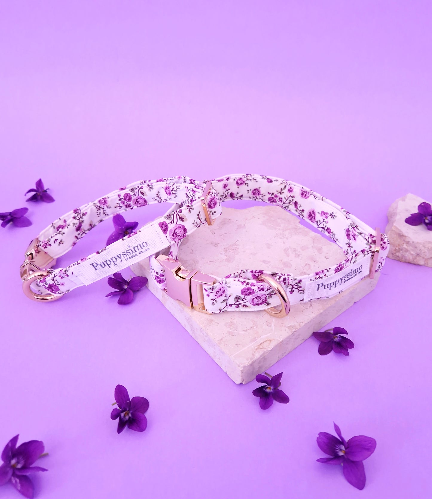 DOG COLLAR - PURPLE JOY