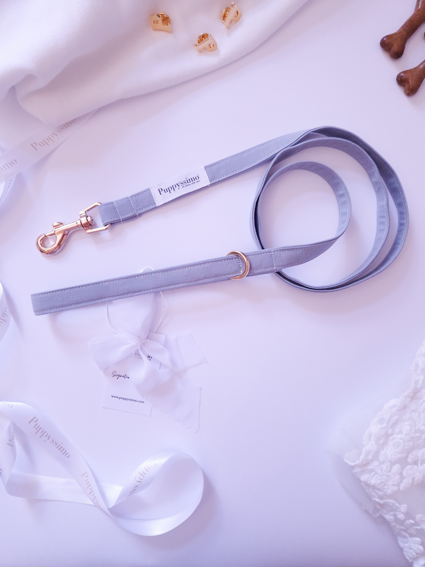 DOG LEASH - BLUE MIST