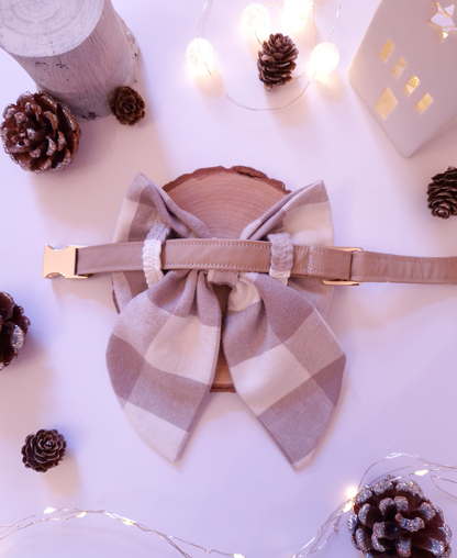 BOW - SAILOR BOW - VANILLA CHECK