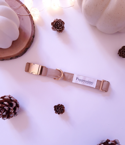 DOG COLLAR - WARM OAT