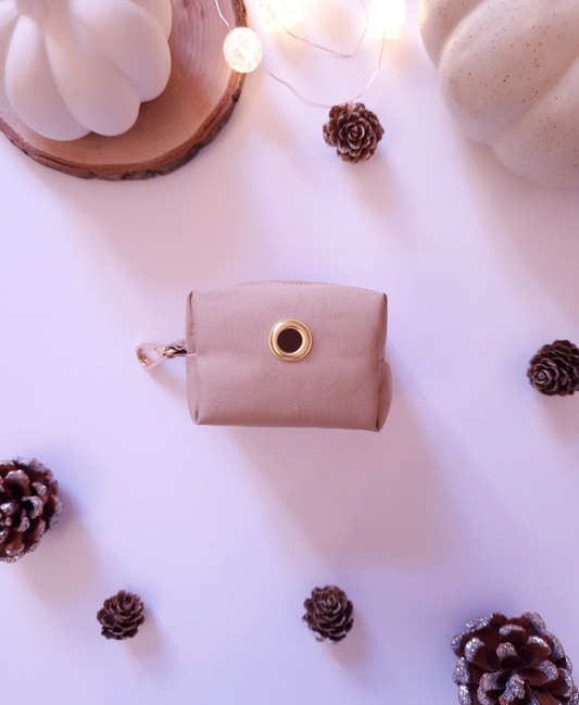 POOP BAG DISPENSER - WARM OAT